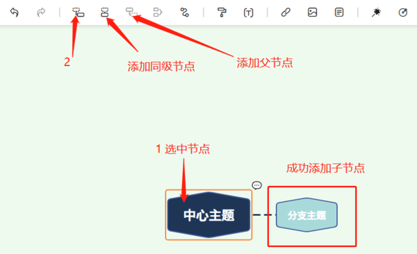 如何在Gitmind中添加导图节点