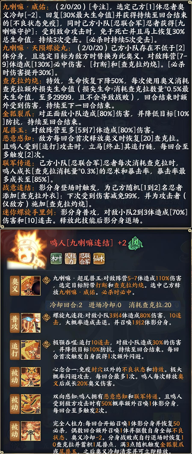 《火影忍者：忍者新世代》全新SS忍漩涡鸣人[九喇嘛连结]——忍者攻略&阵容推荐！