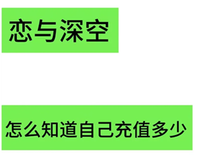 恋与深空怎么看冲了多少钱 恋与深空怎么看自己氪金记录