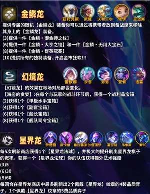 金铲铲之战巨龙之巢所有羁绊 金铲铲巨龙之巢羁绊获取方法