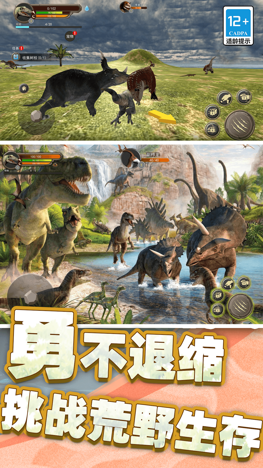 模拟暴龙战斗