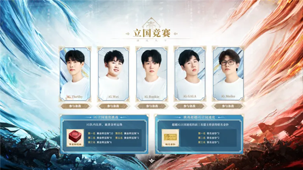 《三国:谋定天下》与IG战队联名宣传图2